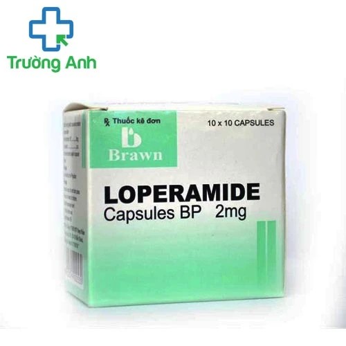 Loperamid 2mg Brawn - Thuốc điều trị tiêu chảy hiệu quả