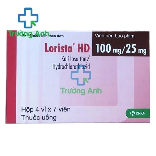 Lorista HD 100mg/25mg - Thuốc điều trị tăng huyết áp của Krka