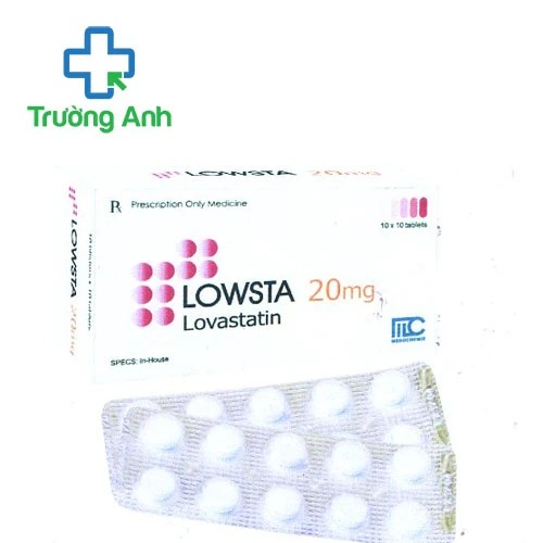 Lowsta 20mg Medochemie - Thuốc phòng ngừa biến cố tim mạch