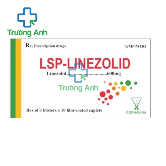 LSP-Linezolid 600mg Cophavina - Thuốc điều trị nhiễm khuẩn hiệu quả