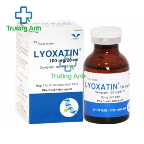 Lyoxatin 100mg/20ml Bidiphar - Thuốc điều trị bổ trợ ung thư