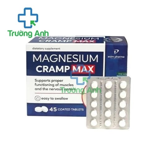 Magnesium Cramp Max - Viên uống phòng chống co cơ, chuột rút hiệu quả 