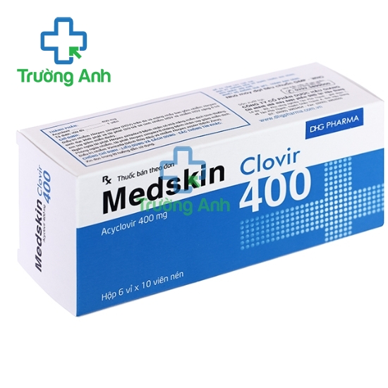 Medskin clovir 400 DHG Pharma - Thuốc điều trị nhiễm Herpes simplex