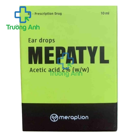 Thuốc nhỏ tai Mepatyl 10ml - Thuốc điều trị nhiễm khuẩn tai ngoài hiệu quả