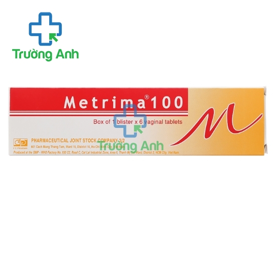 METRIMA 100 F.T.Pharma - Thuốc điều trị viêm âm đạo hiệu quả