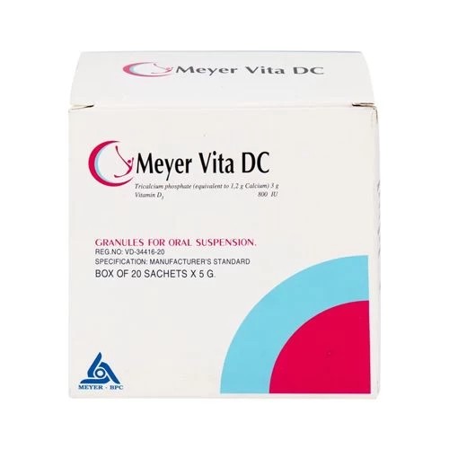 Meyer Vita DC - Thuốc điều trị và phòng ngừa thiếu vitamin D, Calci hiệu quả