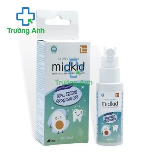 Midkid - Xịt chống sâu răng hiệu quả cho trẻ từ 1 tuổi