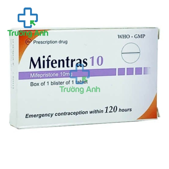 Mifentras 10mg - Thuốc tránh thai khẩn cấp hiệu quả