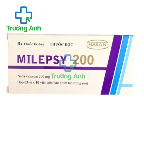 Milepsy 200 Hasan - Thuốc điều trị động kinh hiệu quả