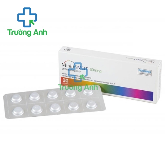 Minirin Melt 60mcg -Thuốc điều trị bệnh đái tháo nhạt, đái dầm