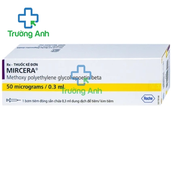 Mircera 50mcg/0.3ml - Thuốc điều trị thiếu máu hiệu quả do bệnh thận