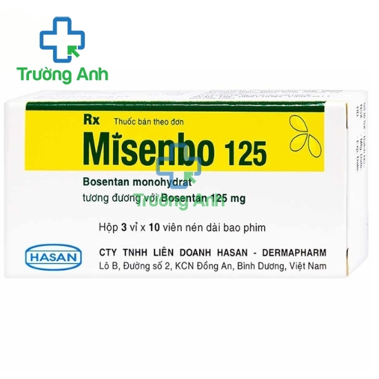 Misenbo 125 - Thuốc điều trị tăng huyết áp động mạch phổi của Hasan