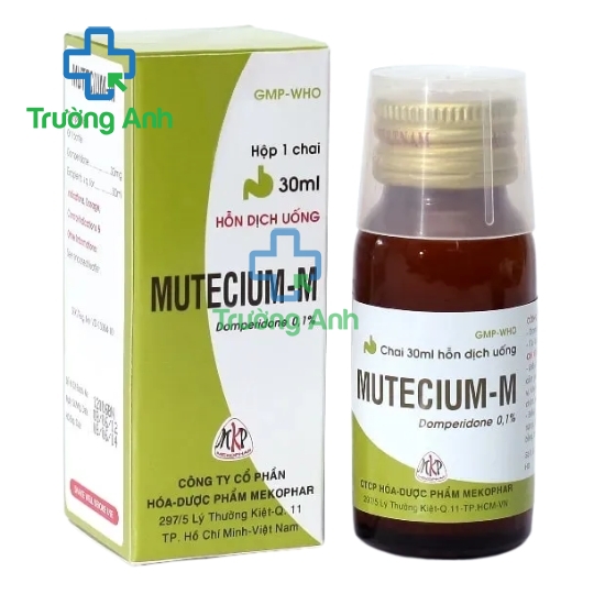 Mutecium-M Mekophar (hỗn dịch uống) - Thuốc phòng nôn và buồn nôn