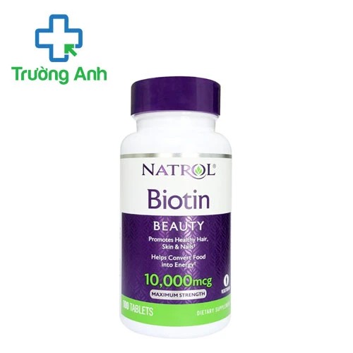 Natrol Biotin Beauty 10000mcg - Viên uống mọc tóc hiệu quả của Mỹ