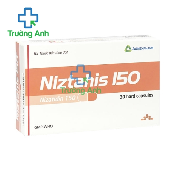 Niztahis 150 - Điều trị viêm loét dạ dày - tá tràng hiệu quả