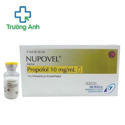 Nupovel 10mg/ml Novell - Thuốc gây mê hiệu quả