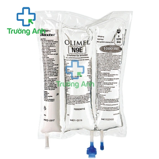 Dung dịch truyền tĩnh mạch Olimel N9E Baxter của Bỉ