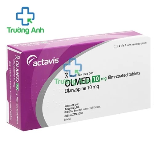 Olmed 10mg - Thuốc điều trị bệnh tâm thần phân liệt hiệu quả của Actavis