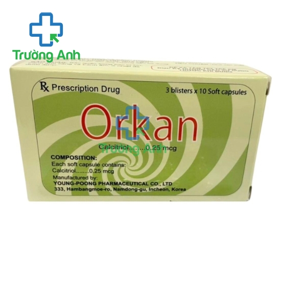 Orkan SoftCapsule - Thuốc bổ giúp bổ sung khoáng chất và Vitamin của Hàn Quốc