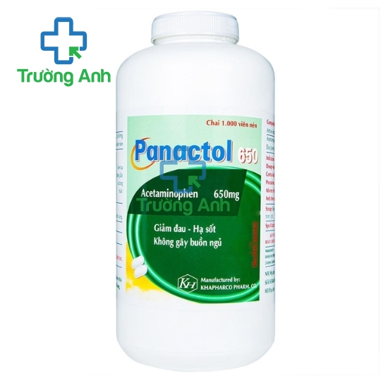 Panactol 650 Khapharco - Thuốc giảm đau, hạ sốt hiệu quả