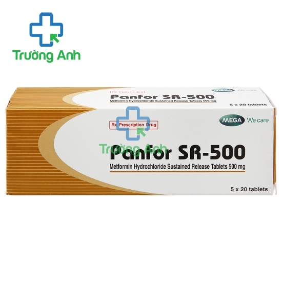 Panfor SR 500mg - Thuốc điều trị đái tháo đường không phụ thuộc vào insulin hiệu quả của Ấn Độ