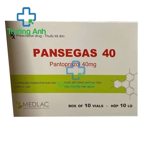 Pansegas 40 - Thuốc điều trị trào ngược dạ dày, loét dạ dày tá tràng hiệu quả của Medlac