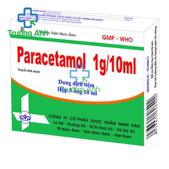 Paracetamol 1g/10ml MD Pharco - Thuốc giảm đau, hạ sốt hiệu quả