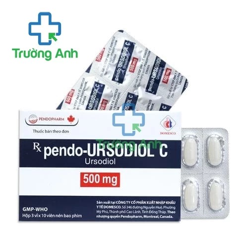 Pendo-Ursodiol C 500mg Domesco - Điều trị xơ gan ứ mật, sỏi mât hiệu quả