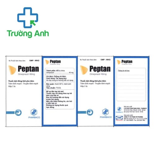 Peptan 40mg Pharbaco - Thuốc điều trị trào ngược dạ dày hiệu quả