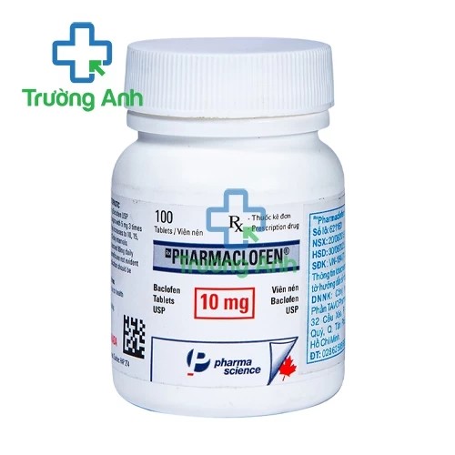 Pharmaclofen - Thuốc trị các chứng co thắt hiệu quả