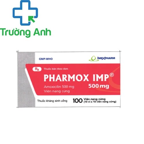 Pharmox IMP 500mg - Thuốc điều trị nhiễm trùng hô hấp của Imexpharm