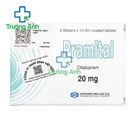 Pramital 20mg - Thuốc điều trị bệnh trầm cảm hiệu quả