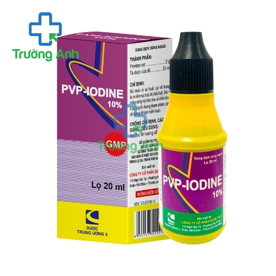 PVP-Iodine 10% TW3 - Thuốc sát khuẩn da hiệu quả