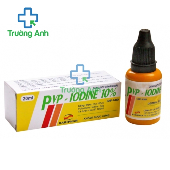 PVP - Iodine 10% Hadiphar - Giúp khử khuẩn, sát khuẩn vết thương hiệu quả
