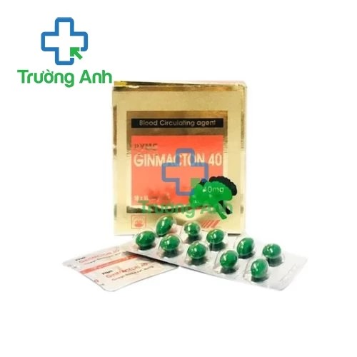 Pyme Ginmacton 40 - Thuốc tăng cường tuần hoàn não của Pymepharco