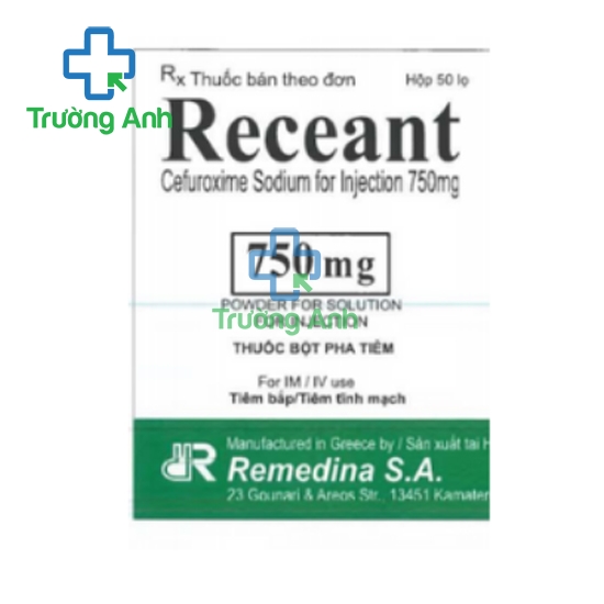 Receant - Thuốc điều trị nhiễm khuẩn hiệu quả của Hy Lạp