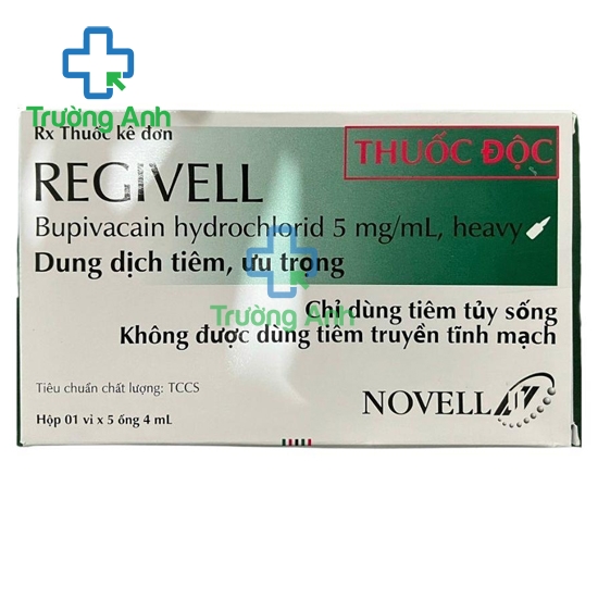 Regivell PT. Novell - Thuốc gây tê tủy sống hiệu quả