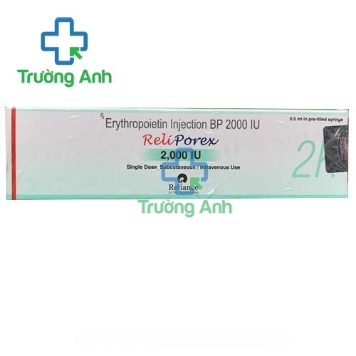 Reliporex 2000 IU - Thuốc điều trị thiếu máu hiệu quả