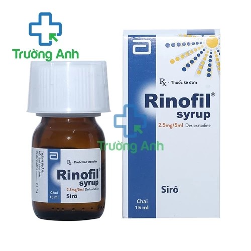 Rinofil syrup 2,5mg/5ml Abbott - Siro điều trị viêm mũi dị ứng