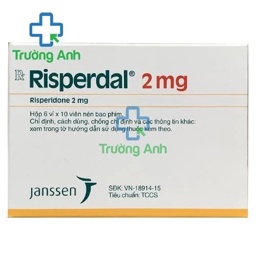 Risperdal 2mg - Thuốc điều trị tâm thần phân liệt của Thái Lan hiệu quả