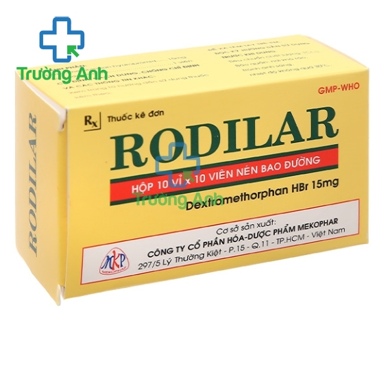 RODILAR - Thuốc điều trị ho hiệu quả của Mekophar