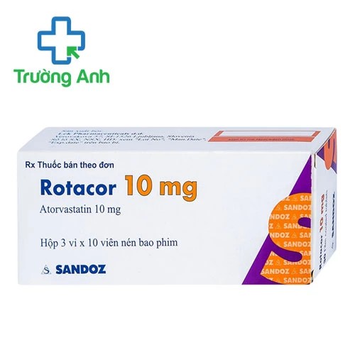 Rotacor 10mg - Thuốc hạ mỡ máu hiệu quả của Slovenia