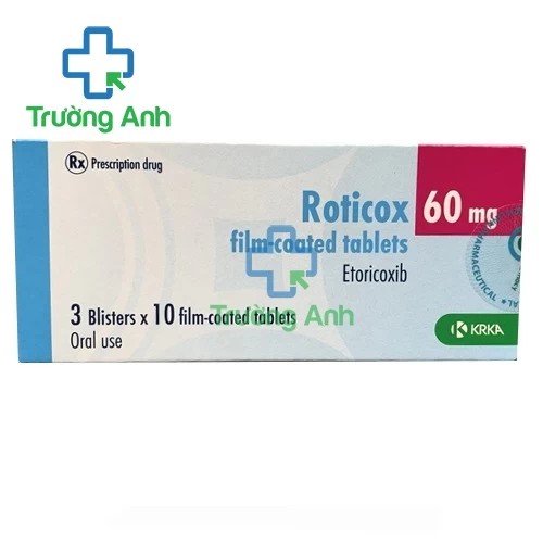 Roticox 60 mg film-coated tablets - Thuốc điều trị viêm xương khớp hiệu quả của Ba Lan