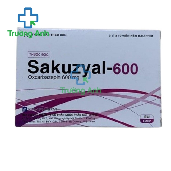 Sakuzyal 600 - Thuốc điều trị động kinh hiệu quả của Davipharm