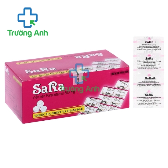 Sara (viên) - Thuốc giảm đau hạ sốt cho trẻ em và người lớn hiệu quả