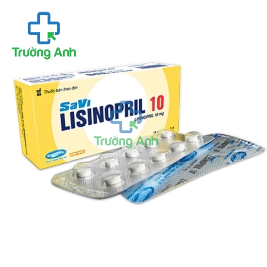 SaVi Lisinopril 5 - Thuốc điều trị tăng huyết áp, suy tim hiệu quả