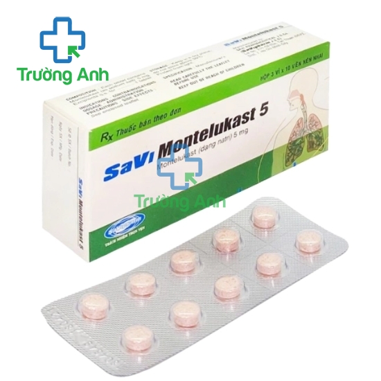 SaVi Montelukast 5 - Thuốc dự phòng và điều trị hen suyễn hiệu quả