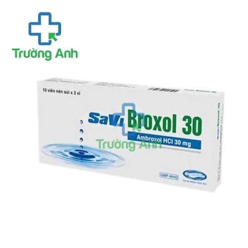 SaViBroxol 30 - Thuốc tiêu chất nhầy đường hô hấp của SAVIPHAMR
