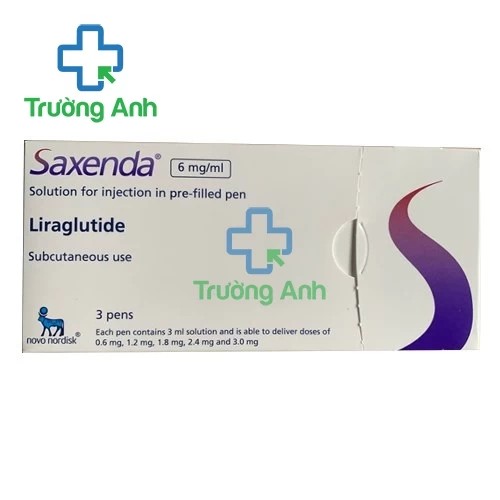 Saxenda 6mg/ml Novo Nordisk - Bút tiêm hỗ trợ chế độ ăn giảm calo hiệu quả