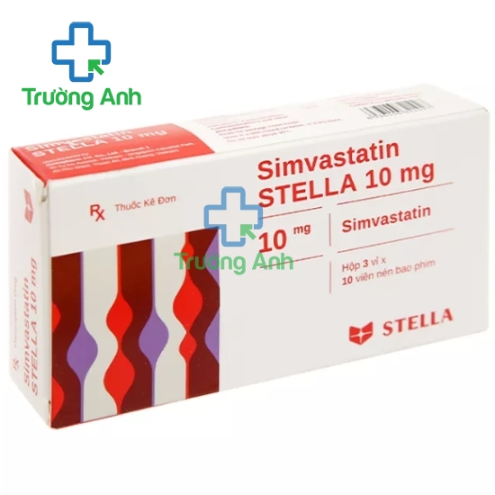Simvastatin Stella 10mg - Thuốc điều trị tăng cholesterol huyết hiệu quả